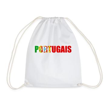 portugais - Sac de sport léger - blanc - Devant