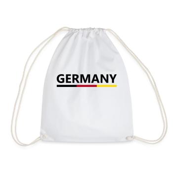 Germany - Turnbeutel - Weiß - Vorne