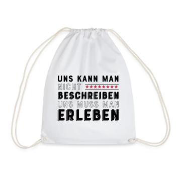 Freunde für immer - Turnbeutel - Weiß - Vorne