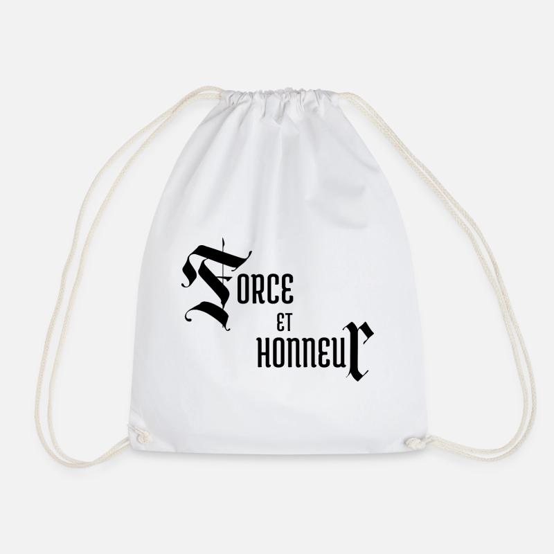 Force et Honneur - Sac de sport léger - blanc