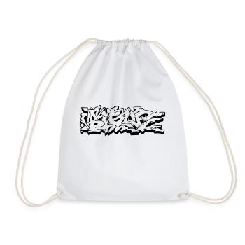 BIGUP Graffiti Streetart Bombing Style - Drawstring Bag - white - Front