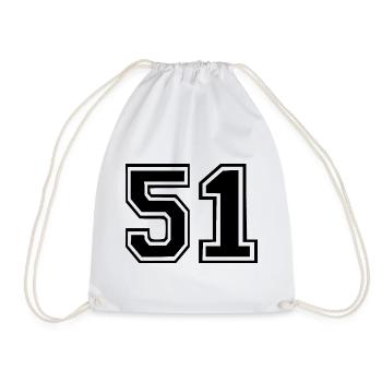 51 - Sac de sport léger - blanc - Devant