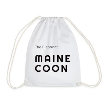 The Elephant Maine Coon - Confortaa Style - Sac de sport léger - blanc - Devant
