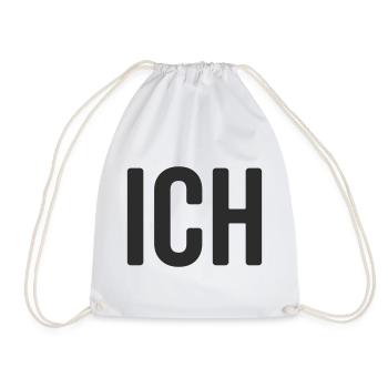 Ich Statement Design - Turnbeutel - Weiß - Vorne
