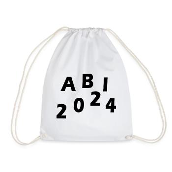 Abi 2024 - Turnbeutel - Weiß - Vorne