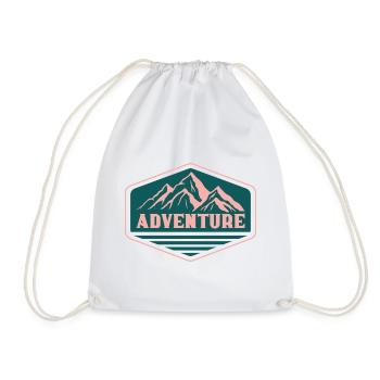 Adventure - Turnbeutel - Weiß - Vorne