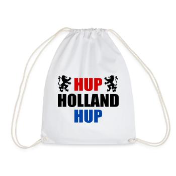 Hup holland hup - Turnbeutel - Weiß - Vorne