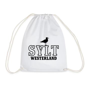 Sylt Westerland - Sac de sport léger - blanc - Devant