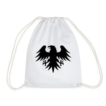 Adler deutschland - Turnbeutel - Weiß - Vorne
