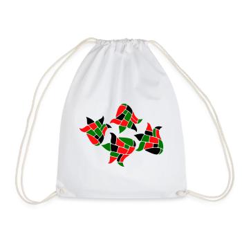 Fantasy de la Mosaïque - Sac de sport léger - blanc - Devant