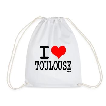 ich liebe Toulouse - Ich liebe toulouse - Turnbeutel - Weiß - Vorne