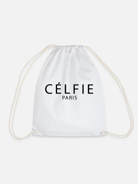 Célfie Paris - Turnbeutel - Weiß