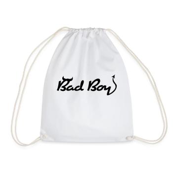 Bad Boy! - Drawstring Bag - white - Front
