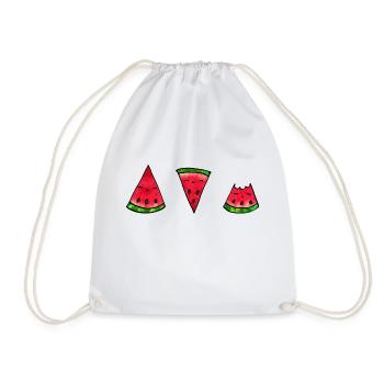 Wassermelönchen - Sac de sport léger - blanc - Devant