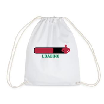 Loading - Drawstring Bag - white - Front