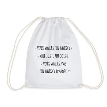 Cinéma / Citation / Série télé / Geek - Sac de sport léger - blanc - Devant