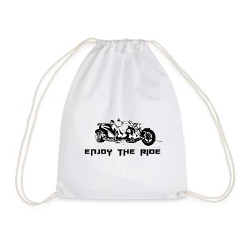 Bike Trike Chopper moto - Sac de sport léger - blanc - Devant
