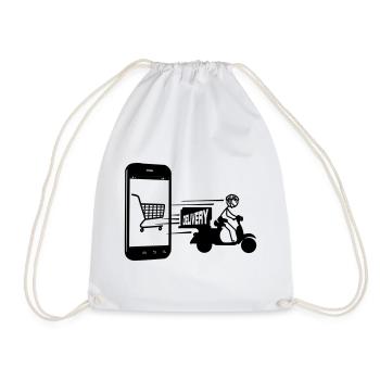 Achats en ligne et livraison scooter - Sac de sport léger - blanc - Devant
