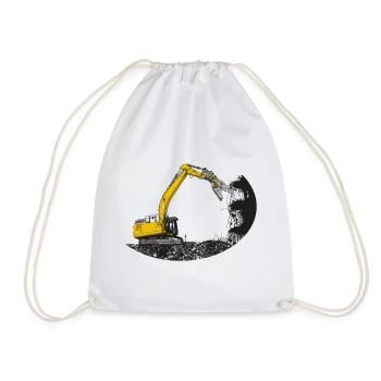 Pelle détachable avec cisaille à ferraille - Sac de sport léger - blanc - Devant