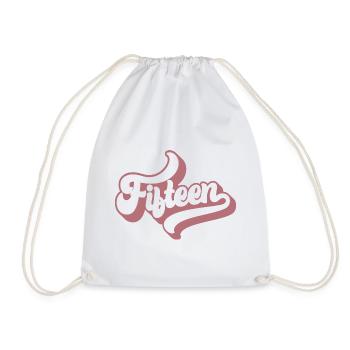 Quinze 15e anniversaire pour les filles de 15 ans - Sac de sport léger - blanc - Devant