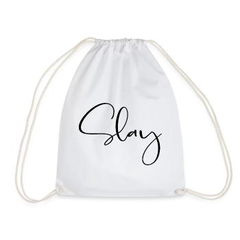 Slay - mot de jeunesse - Sac de sport léger - blanc - Devant