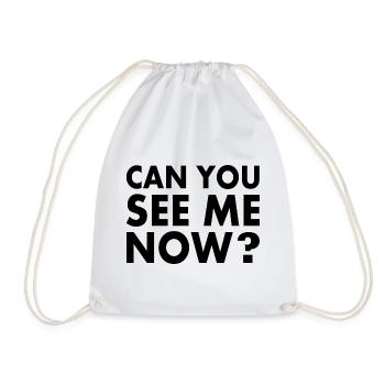 Can you see me now - Sac de sport léger - blanc - Devant