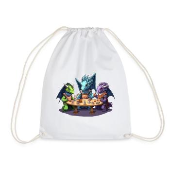 T-shirt de Dragon Dice Roleplay Group RPG - Sac de sport léger - blanc - Devant