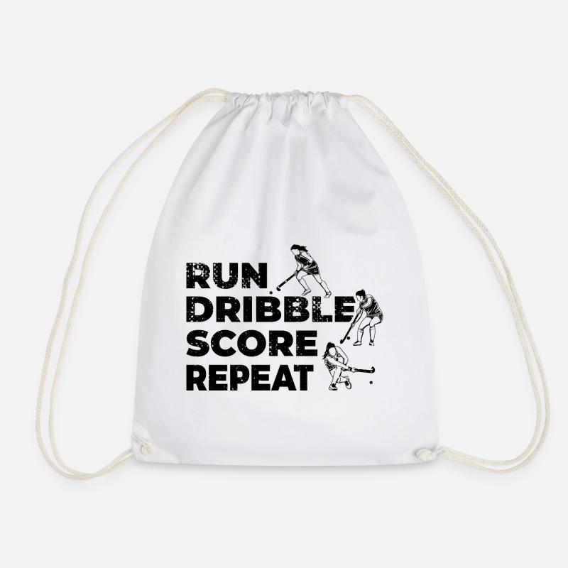 Run Dribble Score Repeat - Turnbeutel - Weiß
