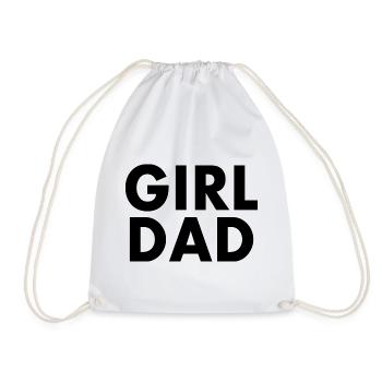 Girl dad - Turnbeutel - Weiß - Vorne