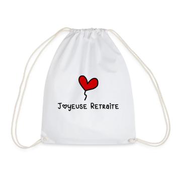 RETIREMENT - Drawstring Bag - white - Front