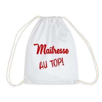MERCI. MAÎTRESSE. MERCI MAÎTRESSE. MAITRESSE - Sac de sport léger - blanc - Devant