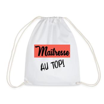 MERCI. MAÎTRESSE. MERCI MAÎTRESSE. MAITRESSE - Sac de sport léger - blanc - Devant