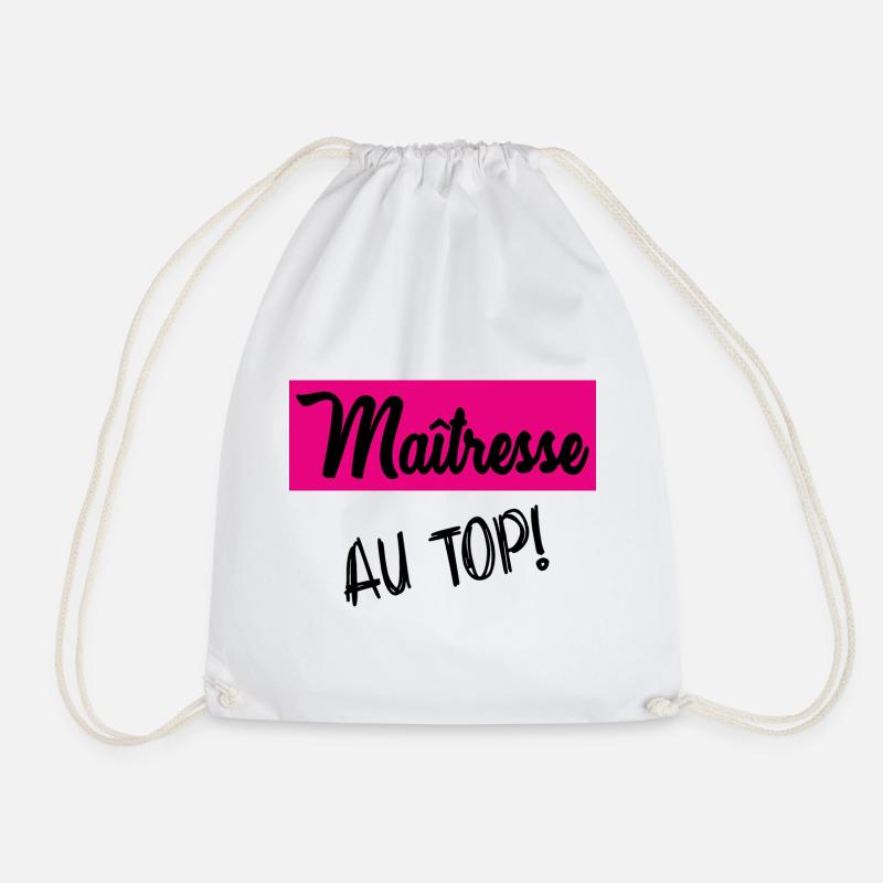 MERCI MAÎTRESSE - Sac de sport léger - blanc