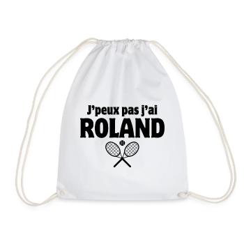 tennis, fan de tennis, match de tennis - Sac de sport léger - blanc - Devant