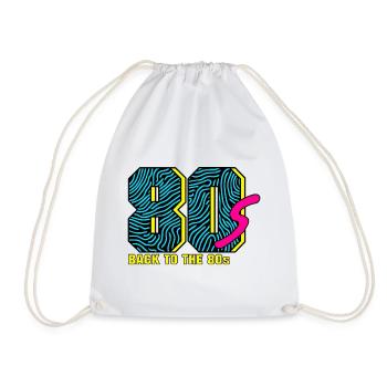 Retour aux années 80 - Sac de sport léger - blanc - Devant