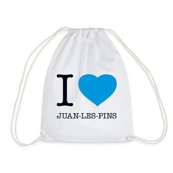 J’ADORE JUAN LES PINS - Sac de sport léger - blanc - Devant