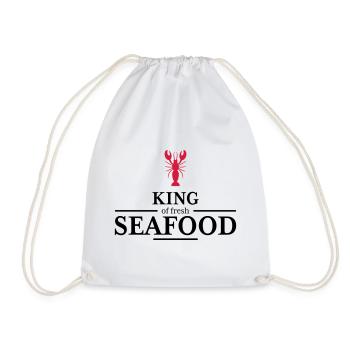 roi des fruits de mer - Sac de sport léger - blanc - Devant