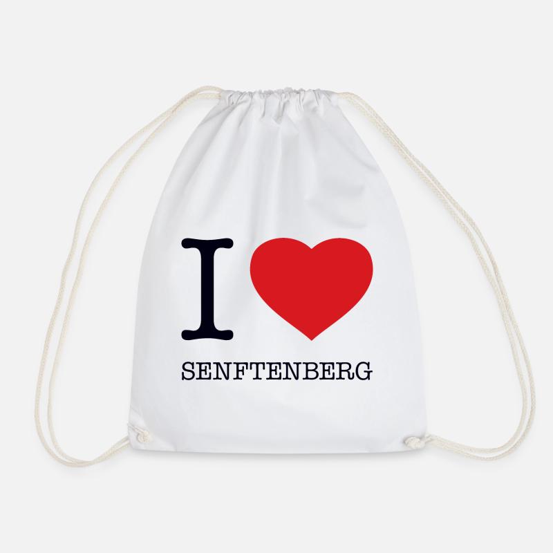 I LOVE SENFTENBERG - Turnbeutel - Weiß