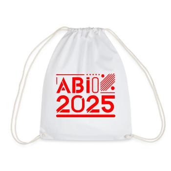 Abi 2025 - Drawstring Bag - white - Front