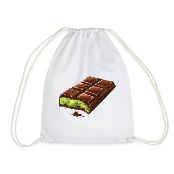 Dubaï Chocolat Pistaches Pistache Crème Chocolat - Sac de sport léger - blanc - Devant