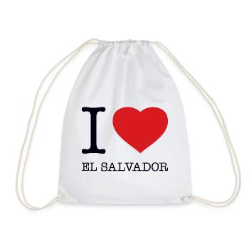 J’ADORE EL SALVADOR - Sac de sport léger - blanc - Devant