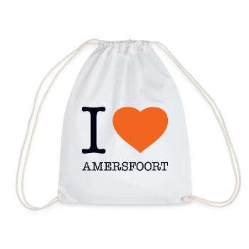 I LOVE AMERSFOORT - Turnbeutel - Weiß - Vorne
