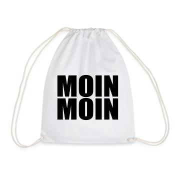 MOIN MOIN - Turnbeutel - Weiß - Vorne