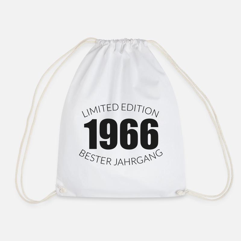 60. Geburtstag - 1966 - Limited Edition - Bester - Turnbeutel - Weiß