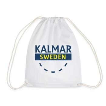 Kalmar Schweden Emblem Grafik - Turnbeutel - Weiß - Vorne