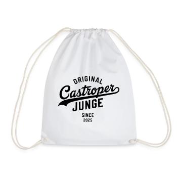 Real Castroper Hoodie Shirt Mug Romper - Drawstring Bag - white - Front