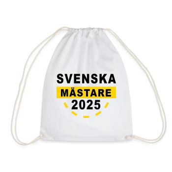 Schwedischer Meister 2025 - Turnbeutel - Weiß - Vorne