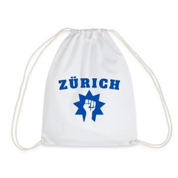 Zurich - Drawstring Bag - white - Front