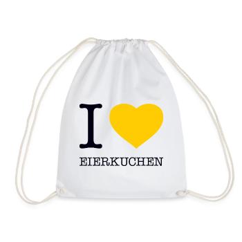 I love pancakes - Drawstring Bag - white - Front