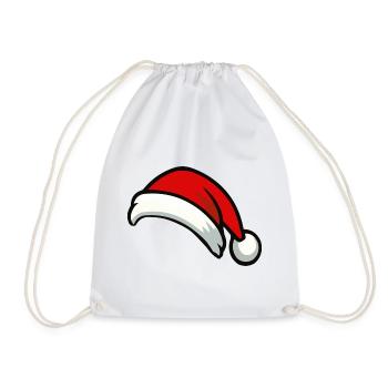 Santa Hut Graphic - Turnbeutel - Weiß - Vorne